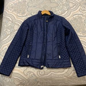 The North Face blue jacket